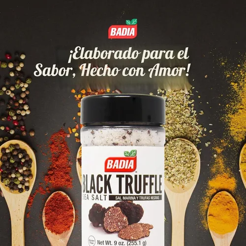 Vista 2 de Sal marina de trufa negra, 9 onzas