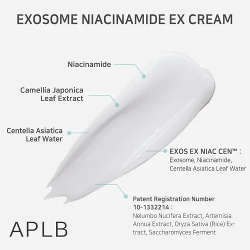 Vista 4 de APLB Exosome Niacinamide EX Cream EXOS EX NIAC CEN™ 36.2% 1.86 FL.OZ/Cuidado de la piel coreano, absorción eficiente, hidratación duradera