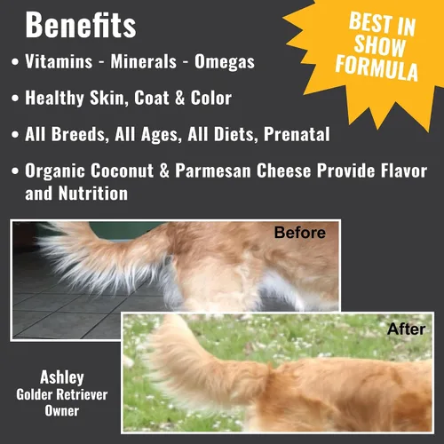 Vista 3 de Dogzymes Ultimate Skin and Coat con aceite de algas y coco orgánico (8 onzas)