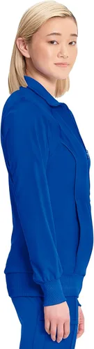 Vista 88 de Infinity by Cherokee 2391A - Chaquetas médicas con cremallera frontal para mujer, tela elástica en 4 direcciones