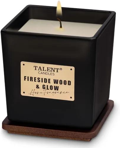 Vista 9 de Velas perfumadas de soja, velas de aromaterapia noble de lujo, bálsamo y madera de cedro, velas para el hogar, 7.05 onzas