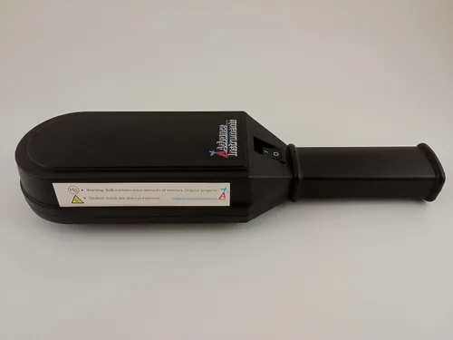 Vista 4 de Lámpara mineral UV 8W 254nm UVC de onda corta alimentada por batería/CC con filtro de luz visible (AI-4UV21M 8W lámpara UV)