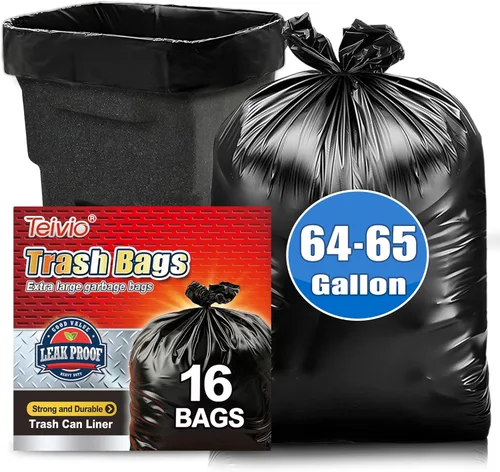 Vista 9 de Bolsas de basura fuertes de 1.2 galones, 220 unidades, bolsas de basura para baño, bolsas de plástico pequeñas para la oficina en casa, cocina, se