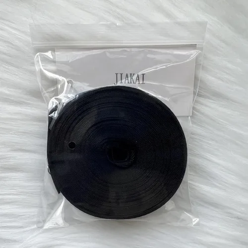 Vista 8 de JIAKAI Correa de nailon resistente de 1 pulgada de ancho y 10 yardas, correas pesadas de polipropileno para bolsas, hamacas, escalada al aire libre