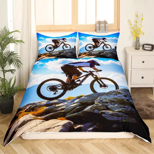 Vista 28 de Feelyou Juego de funda de edredón para niños y adolescentes, juego de funda de edredón con estampado de consola de videojuegos, decoración del Multi
