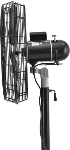 Vista 2 de Ventilador de pedestal oscilante prémium de 24" - 1/2 HP - Motor TEAO - 9400 CFM