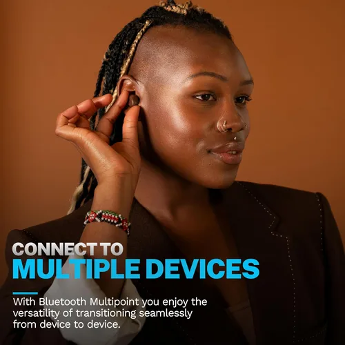 Vista 3 de JLab JBuds Mini Tones True Auriculares inalámbricos, Bluetooth Multipunto, 4625 W B-4625 W