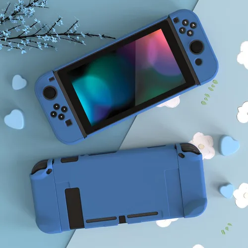 Vista 3 de eXtremeRate PlayVital Cover for Nintendo Switch, Protective Case Protector for Switch - Shock-Absorbent Anti-Scratch Dockable Easy to Install