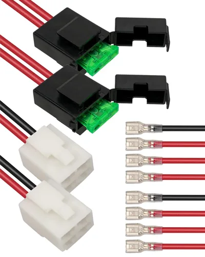 Vista 7 de Arnés de cableado de batería de 4 pines y 2 cables para Razor Dirt Quad Dune Buggy MX350 MX400 PR200 Pocket Mod Bella Betty Bistro Daisy Sport Mod