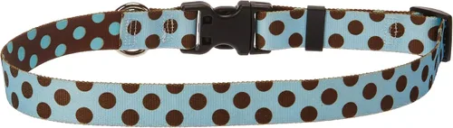 Vista 42 de Collar de diseño amarillo estándar para perro, pequeño, s, Marrón Lunares de Navidad