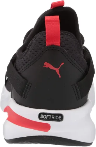 Vista 3 de PUMA Softride Rift - Tenis unisex para niños, NegroRojo