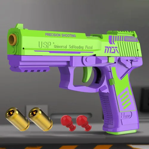 Vista 6 de Dreamplay Balas de juguete de repuesto, 100 balas y 6 accesorios de pistola de juguete de concha