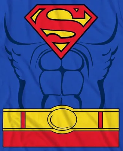 Vista 5 de SUPERMAN Camiseta para adultos con símbolo de logotipo de DC