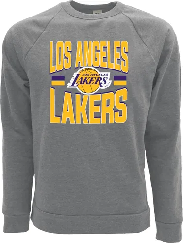 Vista 5 de Blue 84 Sudadera de cuello redondo de triple mezcla con licencia oficial de la NBA, estrellas de baloncesto