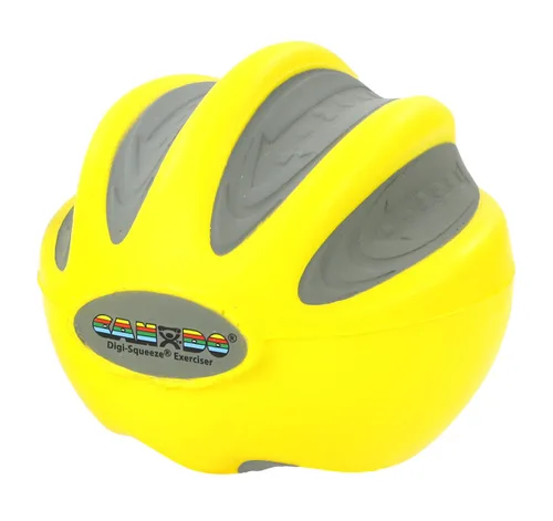 Vista 14 de CanDo 10-1995 Digi-squeeze Ejercitador para manos, Grande, M, Verde: Medio, 1