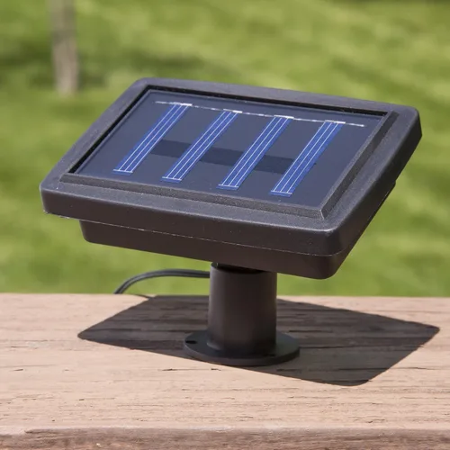 Vista 5 de Cadena de luces para exteriores – Iluminación colgante con energía solar con luces blancas frías para patio, patio trasero, jardín y eventos por