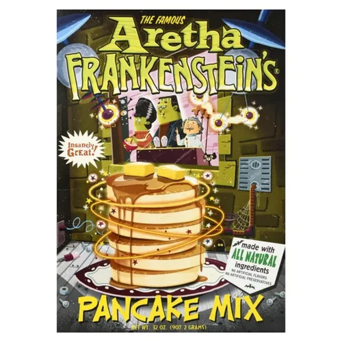 Vista 4 de Mezcla para panqueques y waffles Frankenstein Mills Aretha Frankensteins