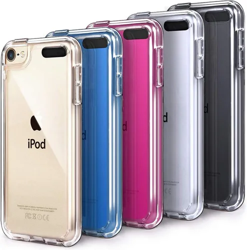 Vista 6 de IDWELL - Funda para iPod Touch 7, Touch 6/5 con 2 protectores de pantalla, funda rígida delgada y suave de TPU para iPod Touch 5/6/7ª