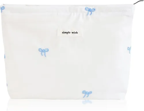 Vista 12 de Wudygirl Bolsa de maquillaje de lona para mujer, organizador estético de maquillaje, bolsa de maquillaje de viaje, bolsa de aseo para bolso, bolsa