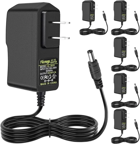 Vista 11 de Facmogu DC 5V 4A Convertidor de AC a DC, Fuente de alimentación de AC 100-240V a DC 5 Volt 4 Amp 20W Adaptador de corriente conmutada, Adaptador