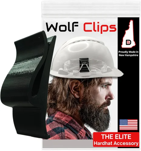Vista 9 de Diligence, clips de lobo, accesorio para casco duro, marcador y lápiz de carpintero, rojo