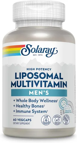 Vista 6 de SOLARAY Multivitamínico liposomal para mujeres 50 Plus, absorción mejorada con hierro, vitamina D, vitamina C, B12, biotina y más, apoyo