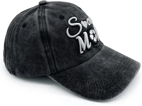Vista 5 de Waldeal Gorra de béisbol bordada ajustable para mamá, gorra de béisbol lavada para papá