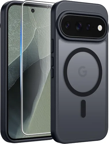 Vista 149 de FNTCASE - Funda para iPhone 16 Pro: magnética, mate, translúcida, de grado militar, protectora contra caídas, resistente, fina, duradera y a prueba