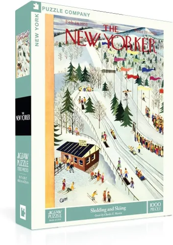 Vista 7 de Nueva York Puzzle Company – New Yorker Baby It 's cold outside – rompecabezas de 1000 piezas.
