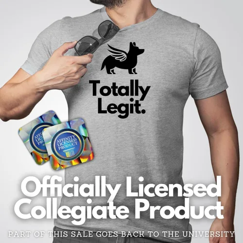 Vista 8 de Camisetas universitarias de mezcla de poliéster de algodón de la NCAA prémium