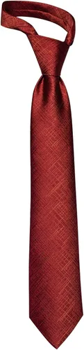 Vista 5 de Corbatas a rayas y corbatas a cuadros para hombre, corbata de seda tejida, juego de clip de corbata dorado