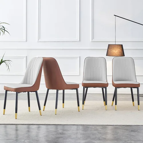 Vista 10 de Juego de 2 sillas de comedor para sala de estar, cocina, dormitorio, sala de estar, silla auxiliar Sillas De Comedor para Comedor, cómodas