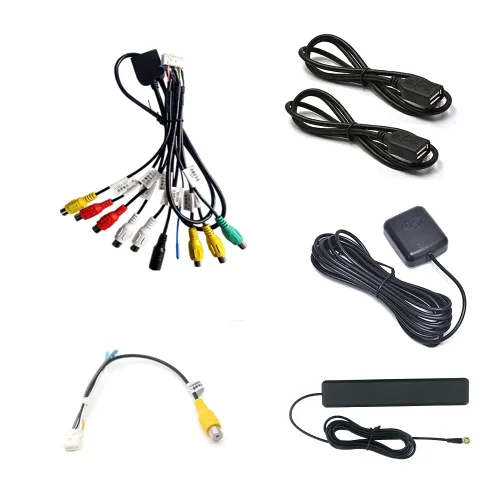 Vista 8 de Radio Estéreo para Coche Android 4PIN USB 6PIN USB (2 USBs en total) Adaptador de Arnés Conector Conjunto de Enchufes para Radio Android de Posventa