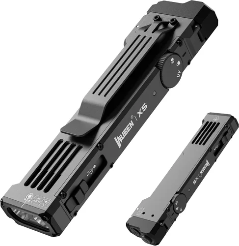 Vista 11 de WUBEN Linterna X5 recargable, 1300 lúmenes linterna brillante 6 modos Negro