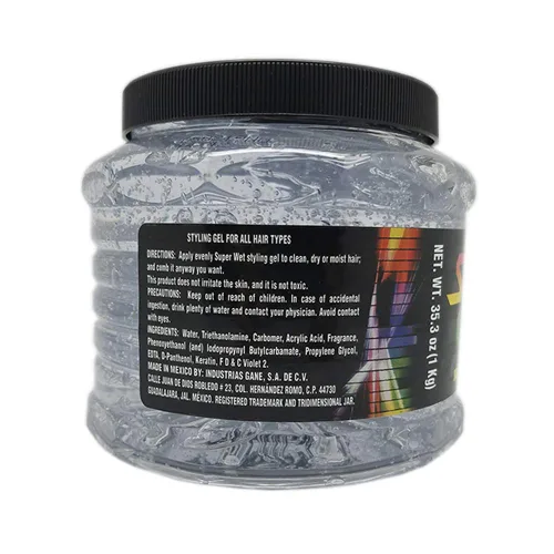 Vista 2 de Midway Importing Clear Jumbo Super Wet Hair Styling Gel, 2.2 libras
