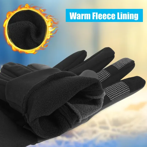 Vista 6 de Cierto Guantes de invierno para pantalla táctil guantes térmicos resistentes al agua resistentes al agua cálidos y ligeros para hombres y mujeres