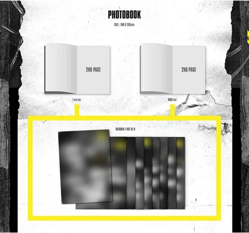 Vista 4 de STRAY KIDS I AM WHO 2 Mini álbum al azar Ver CD+PhotoBook+3P QR PhotoCard+1P Letras Poster+Número de seguimiento SELLADO