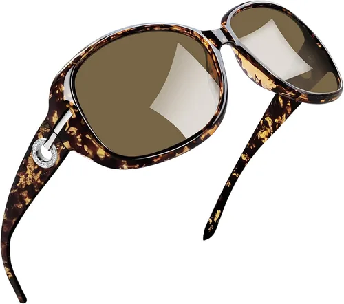 Vista 23 de Joopin Oversized Rectangle Sunglasses UV400 Protection Shades for Women Negro