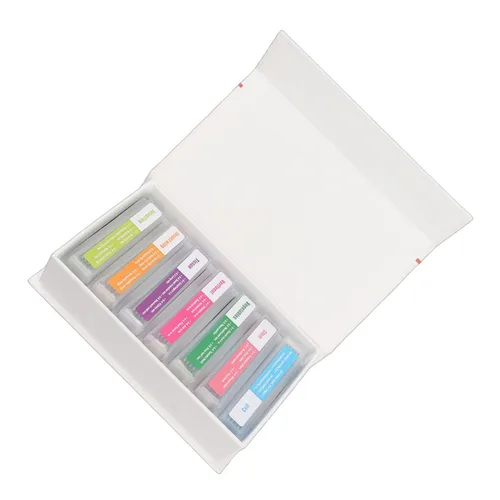 Vista 4 de 35PCS Biología Vidrio Preparado Microscopio Diapositiva Preparado Microscopio Diapositivas Microscopio Diapositivas Laboratorio Especímenes Set
