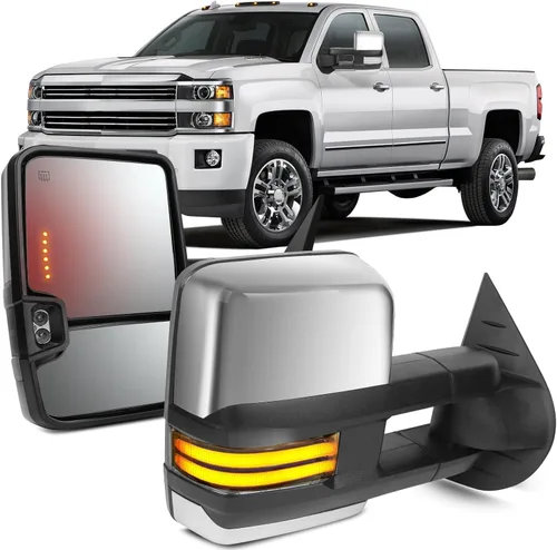 Vista 13 de OCPTY Espejos de remolque sin calefacción, para el lado izquierdo del conductor derecho del pasajero, aptos para 1988-2001 para Chevy para Gmc C3500