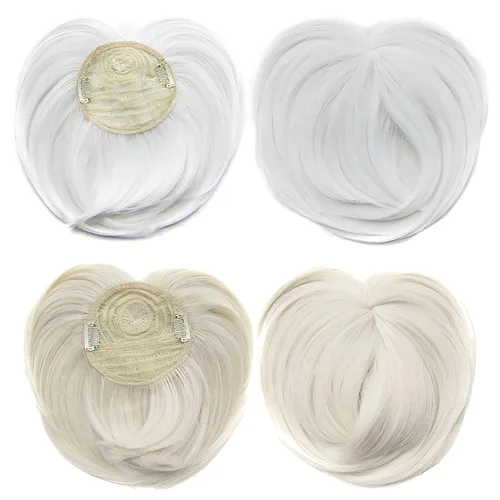 Vista 8 de Faringoto Extensiones invisibles para el cabello para mujer, extensiones de cabello adelgazante para peluca, parte superior gruesa 30#