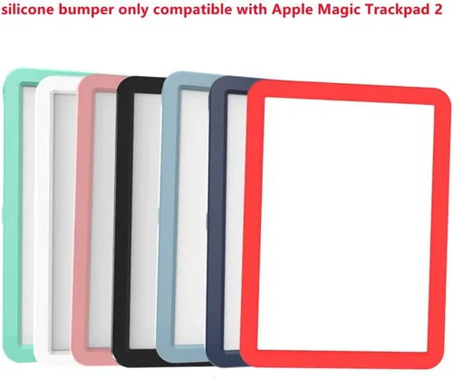 Vista 4 de DAYJOY - Juego de 2 fundas de silicona flexible y suave compatible con Apple Magic Trackpad 2/3, antipolvo y antiarañazos, a prueba de golpes