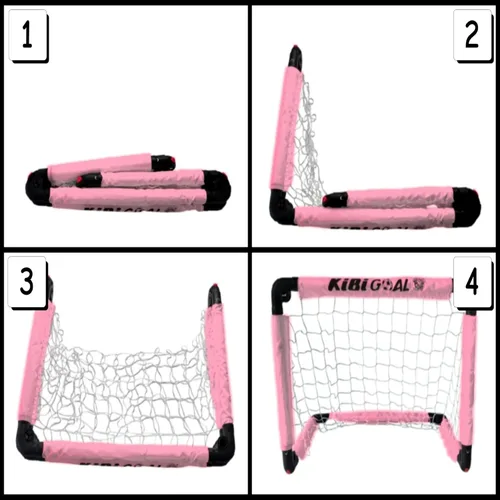 Vista 3 de Soccer Goal, Small Foldable Goal for Kids, Kids Goals for The Backyard/Indoor/Outdoor, Mini Soccer Toys Gifts for Children