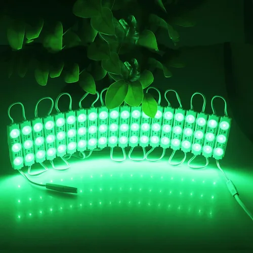 Vista 5 de 2 paquetes de conectores de cable de 2 pines con enchufe para 110 V 2835 3 módulo LED luces blancas para letreros publicitarios de letreros