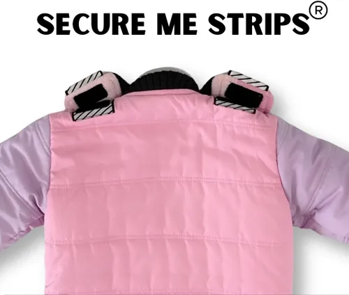 Vista 7 de Buckle Me Baby Coats Chaqueta de invierno de asiento de coche más seguro de cierre rápido para niño o niña, como se ve en Shark Tank