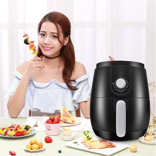 Vista 2 de Freidora de aire eléctrica para el hogar, freidora de aire de gran capacidad, freidora eléctrica automática sin aceite, máquina de papas fritas