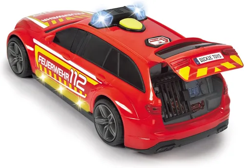 Vista 4 de Dickie Toys 203716018ONL Mercedes AMG E43 (11.8 in) - Camión de bomberos motorizado con luz y sonido - para niños a partir de 3 años, individual