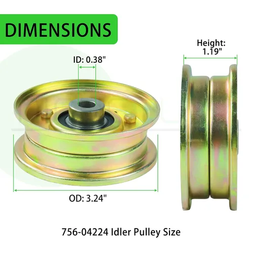 Vista 3 de 756-04224 Polea tensora para Cub Cadet LT1050 LT1042 LTX1045 4-1 Paquete