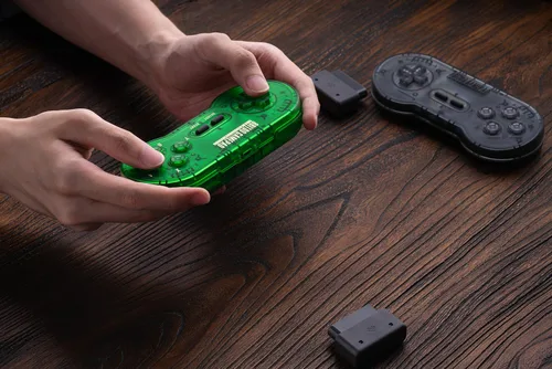 Vista 7 de 8Bitdo Sn30 2.4G Wireless Gamepad for Original SNESSFC (Transparent Edition)