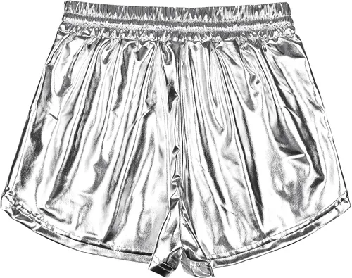 Vista 2 de Pantalón corto Perfashion metálico brillante para mujer